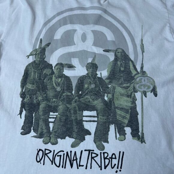 Y2K Stussy Original Tribe T Shirt Large - Picture 3 of 5